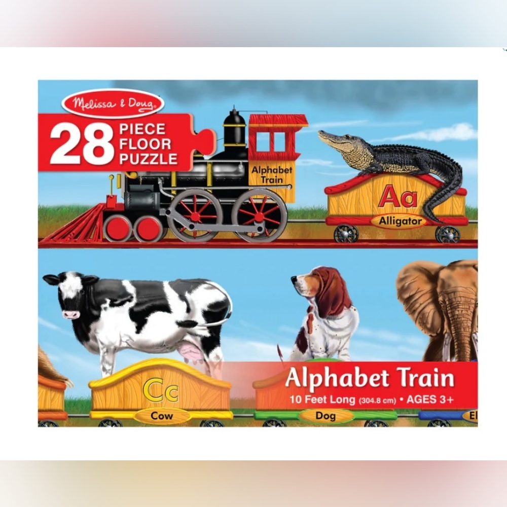 Melissa & Doug Alphabet Train Floor Puzzle